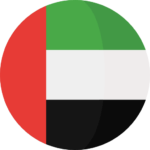 united-arab-emirates flag round icon